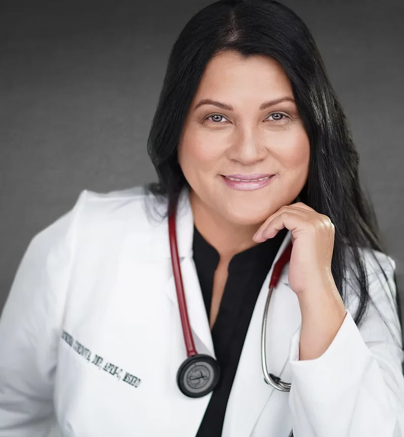 Rowena Cordova, DNP, APRN-C, MSNEd, founder of Dr. Rowe's Essence of Wellness